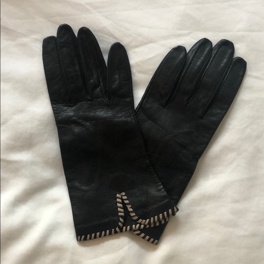 Vintage leather Italian gloves size 7.5